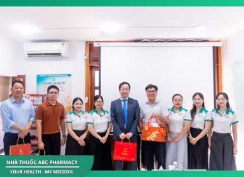 ABC Pharmacare vinh dự đón tiếp Tổng Giám đốc Công ty Cổ phần Dược Hậu Giang đến thăm